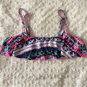 Y2K Charlotte Russe Miami Beach Pool Bikini Top Sz L
